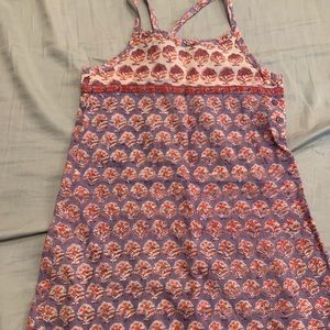 Girls Anokhi summer block print dress size 4-5 yr